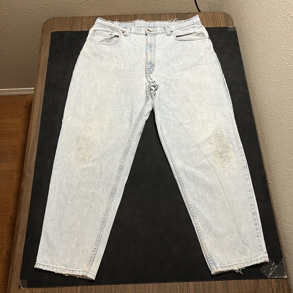 Vintage Levis Baggy Jeans USA Levi 560 Silver Tab 90s JNCO wide leg 36x30 Relax